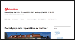 Desktop Screenshot of datorhjalp.se